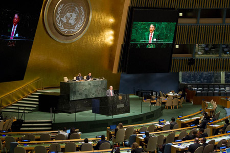 سخنرانی رییس دیوان کیفری بین المللی در مجمع عمومی سازمان ملل